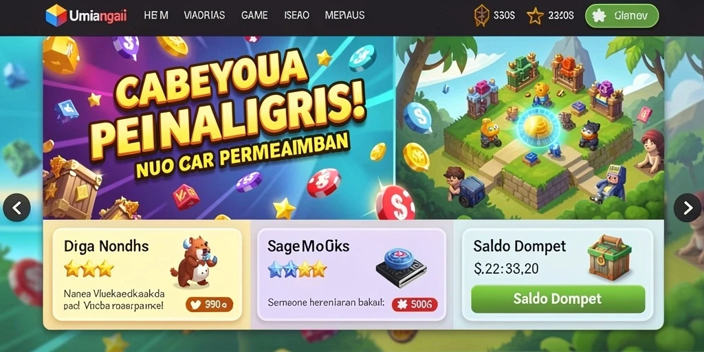 Tampilan antarmuka yang menarik dan mudah digunakan.