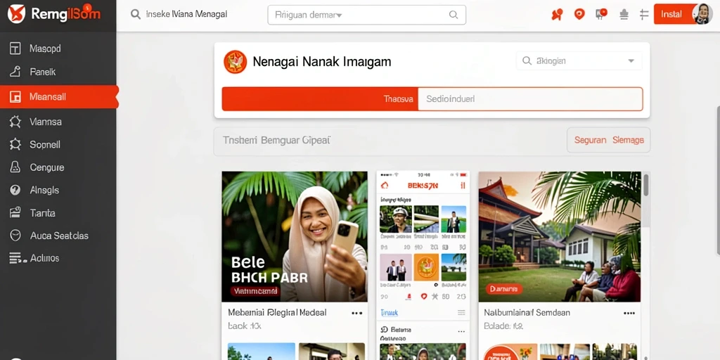 Tampilan antarmuka yang menarik dan modern.