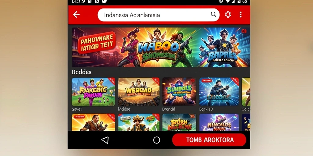 Tampilan utama aplikasi BANBUHOKI88 yang menawan.