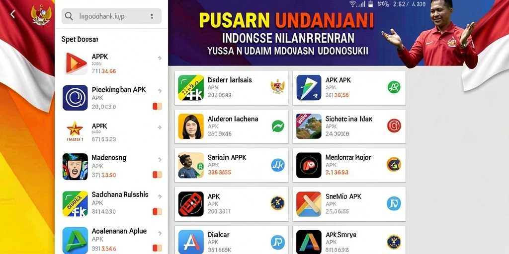 Tampilan antarmuka yang menarik dan modern.