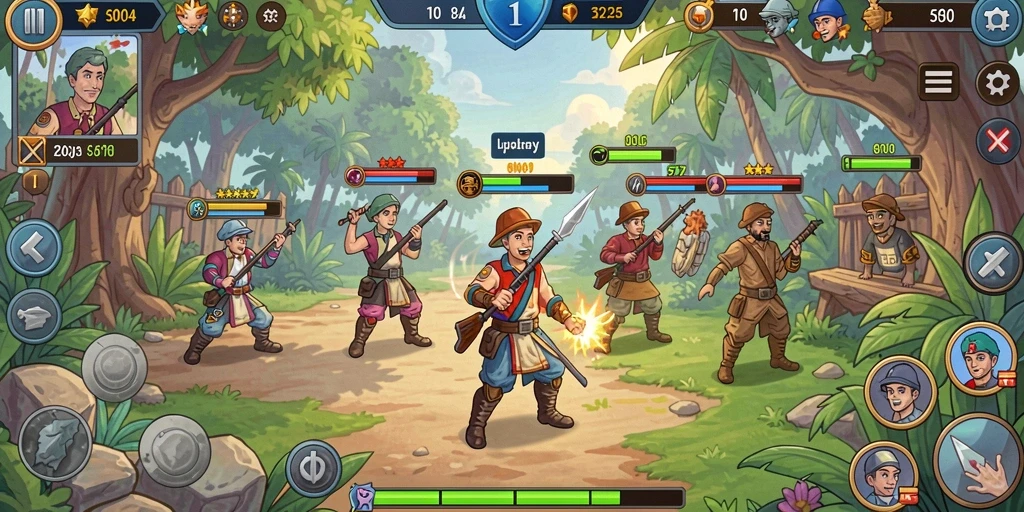 Tangkapan layar menunjukkan antarmuka gameplay yang menarik.