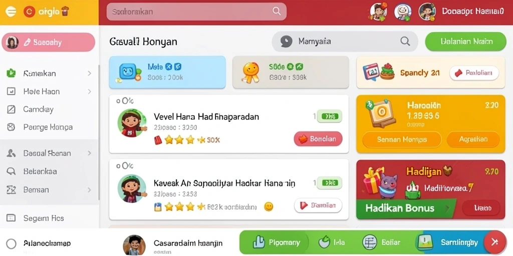 Tampilan awal KAKRP yang menarik dan berwarna-warni.