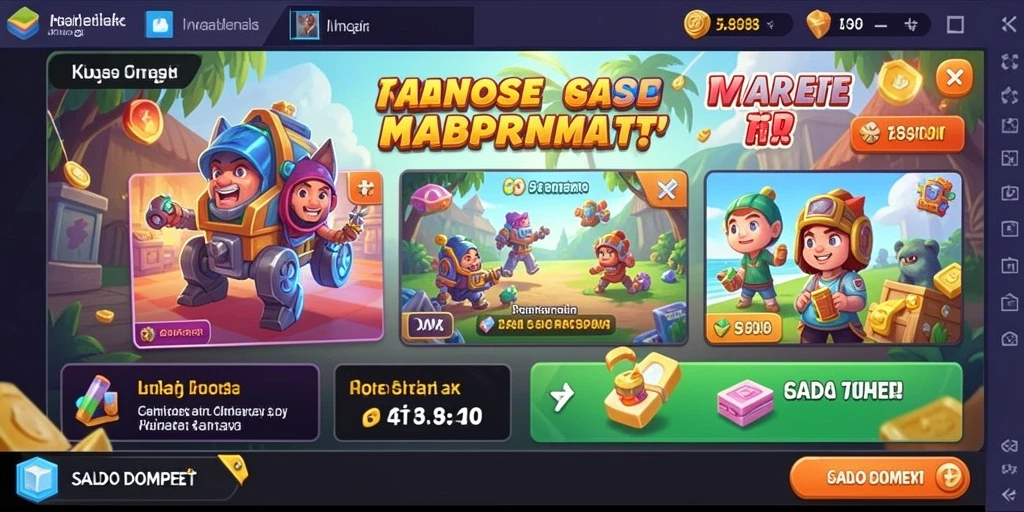 Screenshot menampilkan beragam karakter yang dapat dipilih.