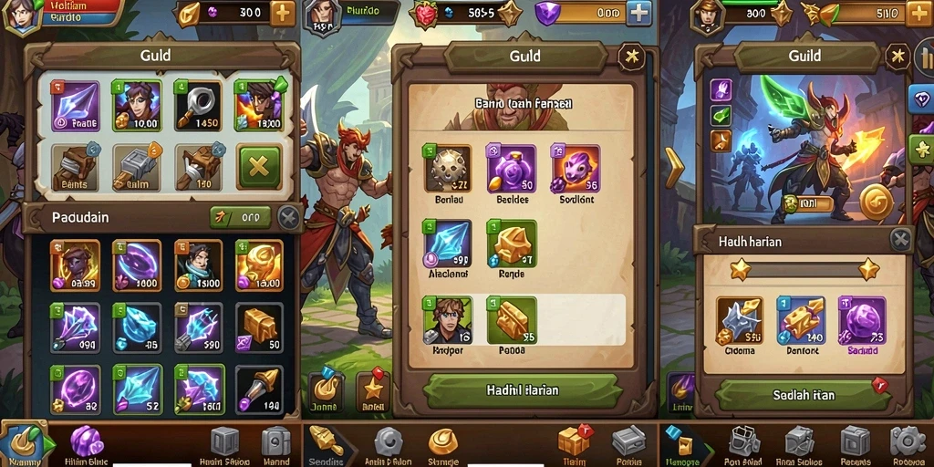 Screenshot menunjukkan grafis game yang menakjubkan.
