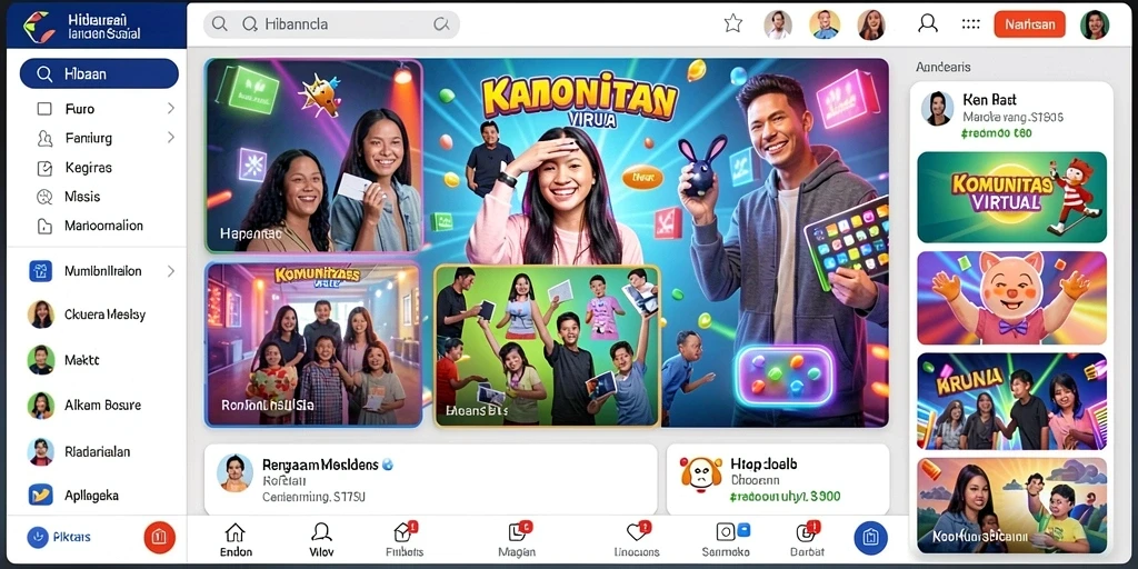 Gambar menunjukkan karakter utama di dunia fantasi.