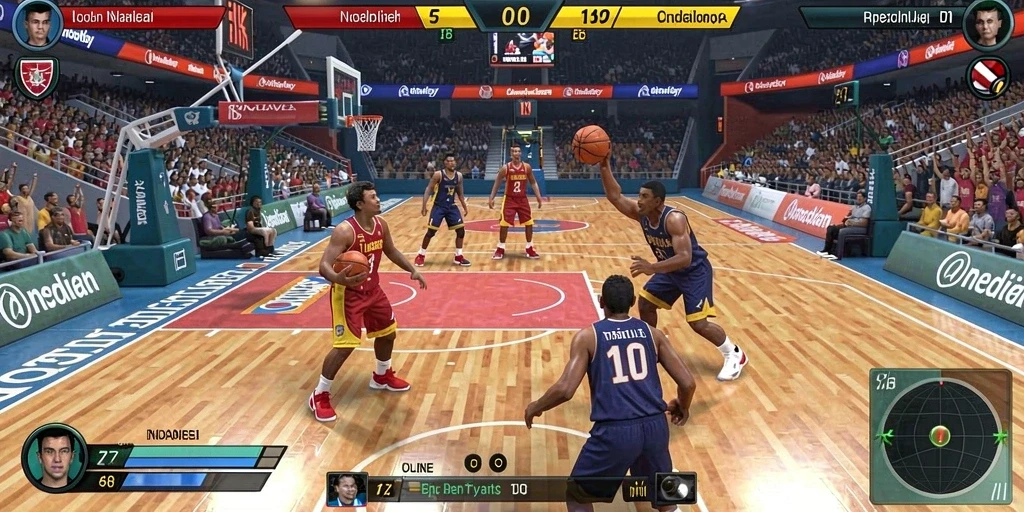 Tampilan awal game SL888 dengan karakter menarik.