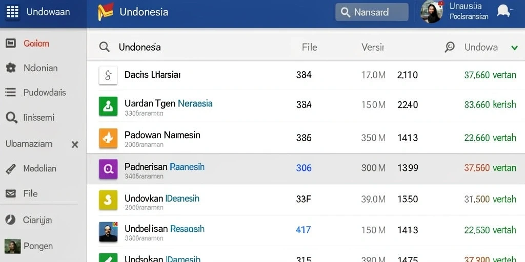 Tampilan antarmuka yang user-friendly dan mudah dinavigasi.