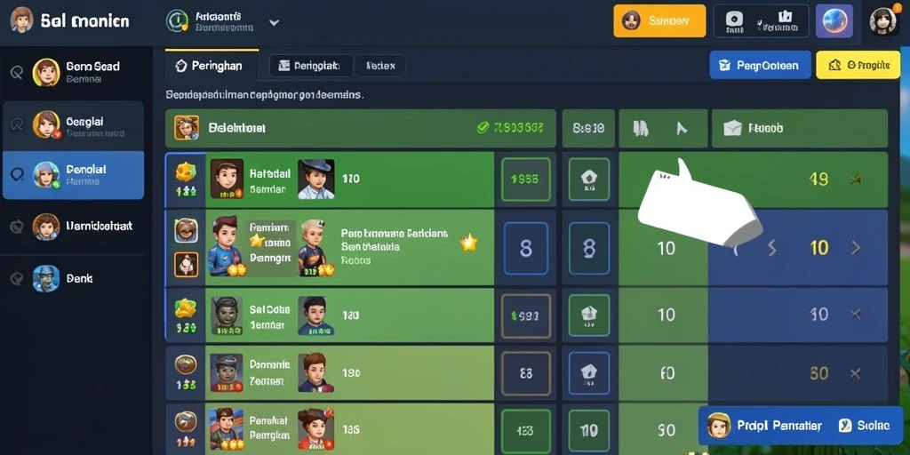 Tampilan menu utama VC55 yang menarik dan interaktif.
