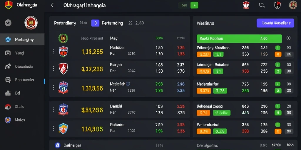 Tampilan antarmuka permainan yang menarik.
